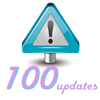 100 updates